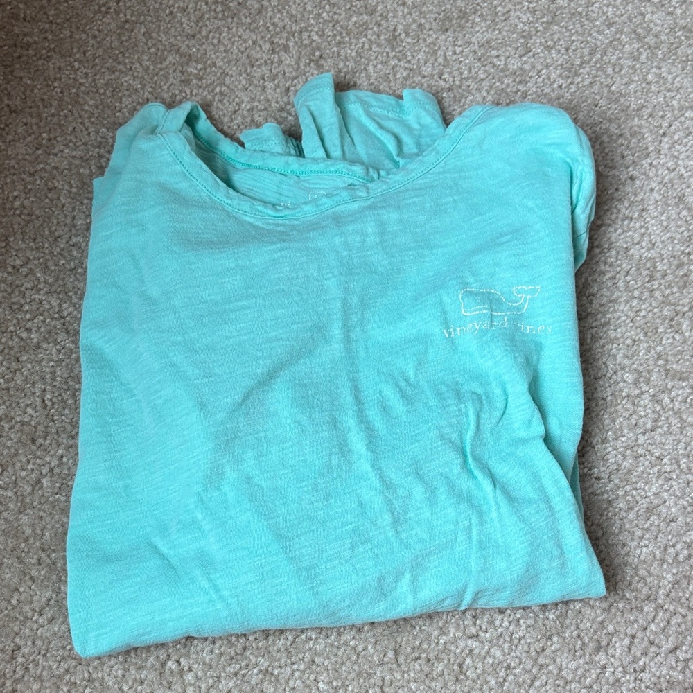 Vineyard Vines Mint Green Whale Logo T-Shirt Women’s